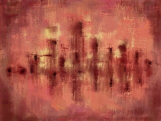 Original digitally generated abstract art design for use as wall art, poster, wallpaper or background