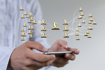 team hierarchy connection group digital