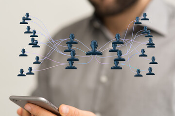 team hierarchy connection group digital