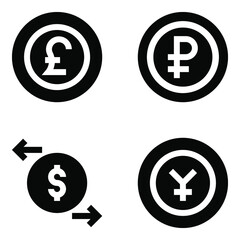 Obraz premium Pack of Economy Linear Icons