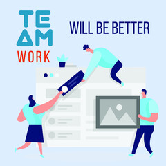 flat illustration design