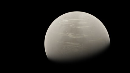 Planets and galaxy, science fiction wallpaper, beauty of deep space 3d render