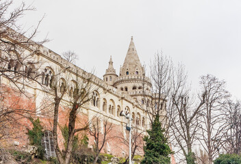 Fishermen's bastion on Buda Castle, Budapest, Hungary
