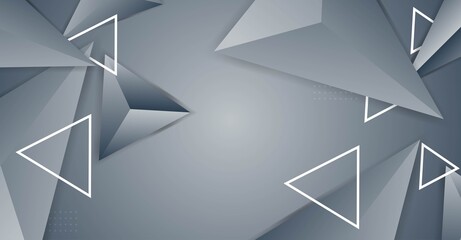 Abstract geometric shapes realistic background vector