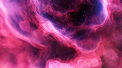 Space background with nebula and stars, nebula in deep space 3d render