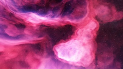Space background with nebula and stars, nebula in deep space 3d render