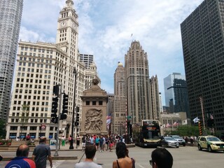 Overview of Downtown Chicago, IL - July 2015