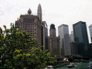 Overview of Downtown Chicago, IL - July 2015