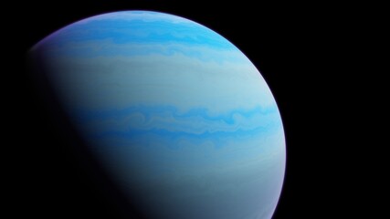 planet suitable for colonization, earth-like planet in far space, planets background 3d render