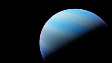 planet suitable for colonization, earth-like planet in far space, planets background 3d render