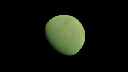 planet suitable for colonization, earth-like planet in far space, planets background 3d render