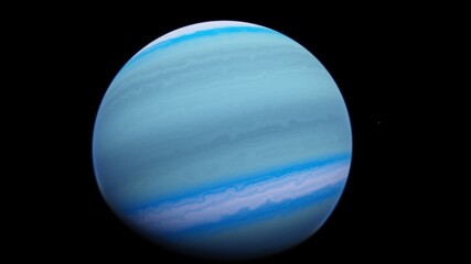 planet suitable for colonization, earth-like planet in far space, planets background 3d render