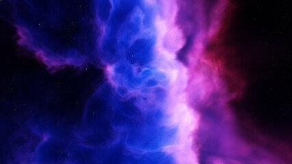 nebula in deep space, abstract colorful background 3d render
