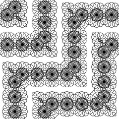 Design seamless zigzag decorative pattern