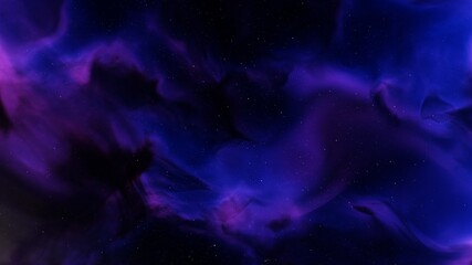 nebula in deep space, abstract colorful background 3d render