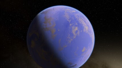 Billions of galaxy in the universe Cosmic art background 3d render