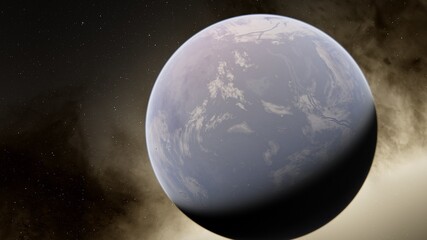 Billions of galaxy in the universe Cosmic art background 3d render