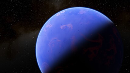 Billions of galaxy in the universe Cosmic art background 3d render