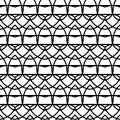 Fototapeta premium Design seamless monochrome grating pattern