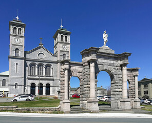 Fototapeta na wymiar The Anglican Cathedral of Saint John the Baptist in St.John's, Newfoundland.