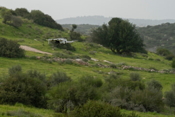 A Drone over a Field