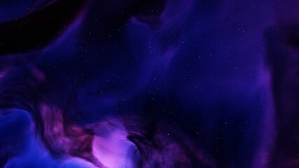 nebula in deep space, magic color galaxy, infinite universe and starry night. 3d render