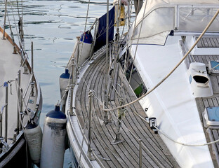 Sailboat in the marina
