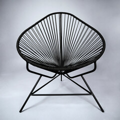 Black acapulc chair