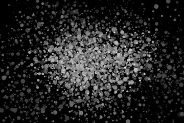 Silhouette of water splash. Raster illustration.