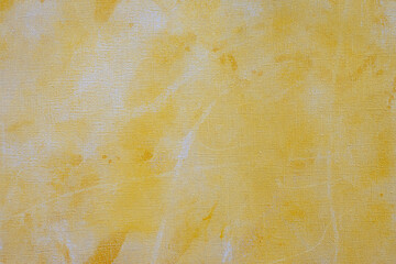 Fototapeta premium Abstract painting yellow background. Empty banner. Copy space.
