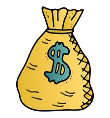 Money coin gold vector on isolated background