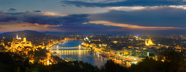 Fototapeta premium Budapest night view