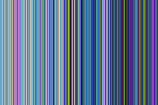 Illustration design for textile pattern or wallpaper. Parallel vertical lines of multiple colors