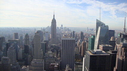 Fototapeta na wymiar Aerial view of New York city