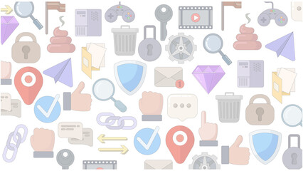 web vector flat background.. computer vector flat background.