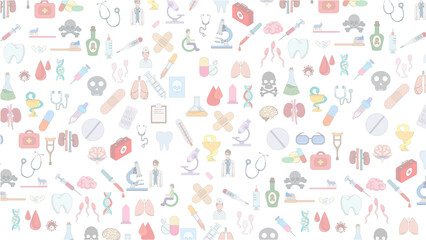 medical vector flat background.. Healthcare vector flat background.