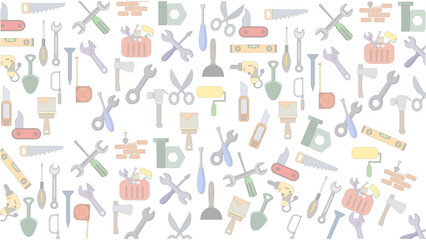 tools vector flat background.. repair tools vector flat background.