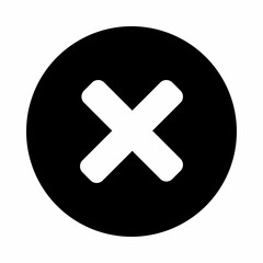 Wrong marks, Cross marks, Rejected, Disapproved, No, False, Not Ok, Wrong Choices, Task Completion, Voting. - vector mark symbols. White outline design. Isolated icon.