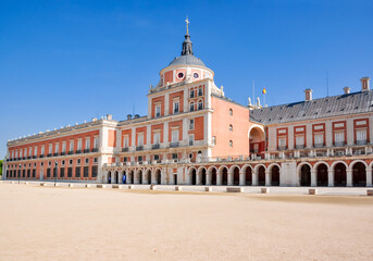 Fototapeta na wymiar Royal Palace of Aranjuez outside Madrid, Spain