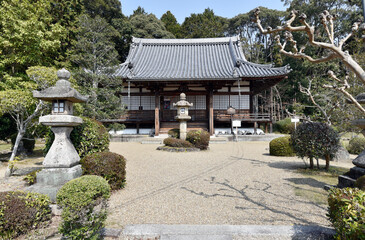 Fototapeta premium 大御堂観音寺 本堂 京都府京田辺市