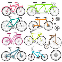 Vector set of bicycles