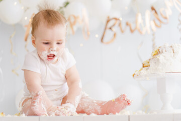 baby boy first birthday cake