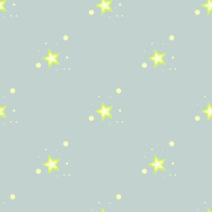 contemporary pattern of dots and stars modern design on grey background. Modern exotic design for paper, cover, fabric, interior decor and other users seamless pattern of dots and stars modern design 