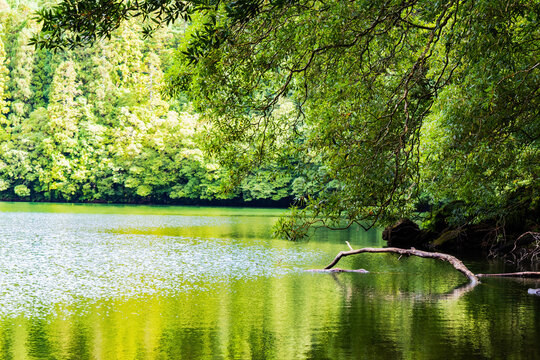 congro lagoon in s&atilde;o miguel, azores 