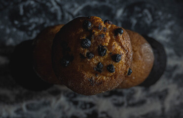 muffin dark food