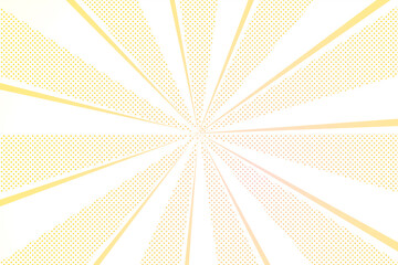 水玉ドットと放射線パステル背景　Radial abstract background ray with polka dot - obrazy, fototapety, plakaty