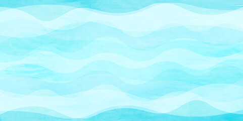 海　波　和紙　背景