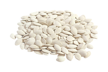 pumpkin seeds isolated on a white background