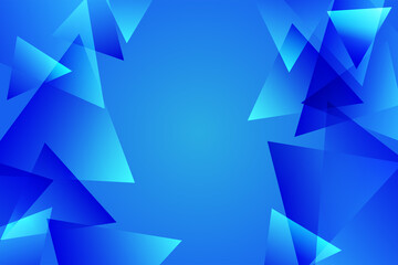三角背景　abstract tryangle on light blue background