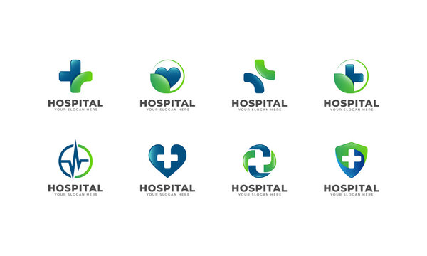 Health logo set
